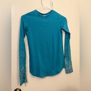 Ivivva Teal Long Sleeve Shirt